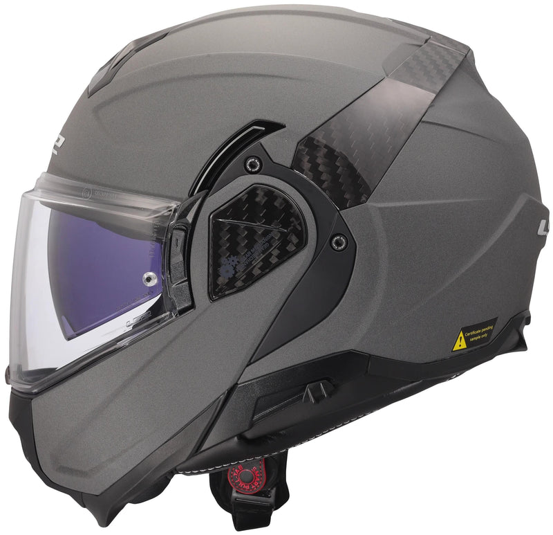 Load image into Gallery viewer, Ls2 klapphelm ff910 advant ii solid concrete helmet ff910 advant ii sol. m concrete
