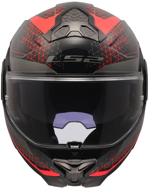 Ls2 klapphelm ff910 advant ii astral helmet ff910 advant ii astral xl black red