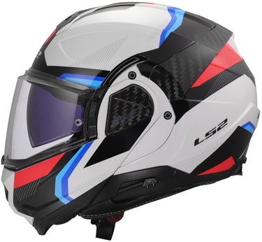 Ls2 klapphelm ff910 advant ii triple helmet ff910 advant ii triple 3xl wh blue red