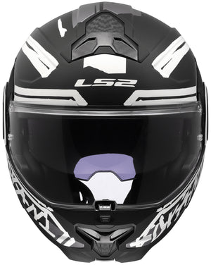Ls2 opklaphelm ff910 advant ii tape . helmet ff910 advant ii tape m matt bl white