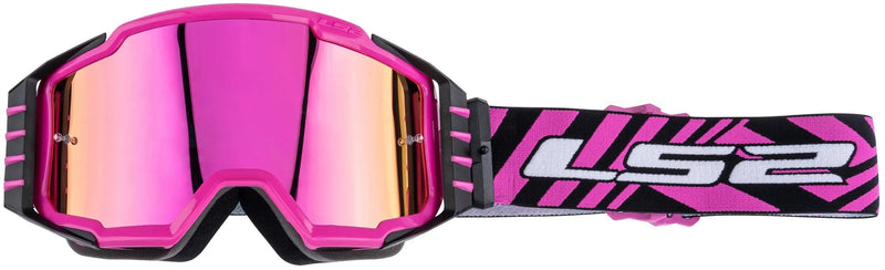 Load image into Gallery viewer, Ls2 crossbrille charger pro crossglasses charger pro pink iridium visor
