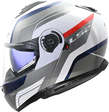 Ls2 klapphelm ff908 strobe ii monza helmet strobe ii ff90 monza white blue red xl