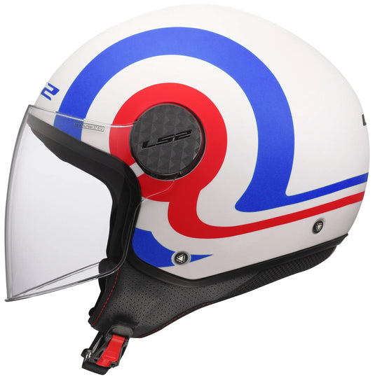 Ls2 jethelm of558 sphere lux ii urby helmet sphere lux ii urby white bl red matt m