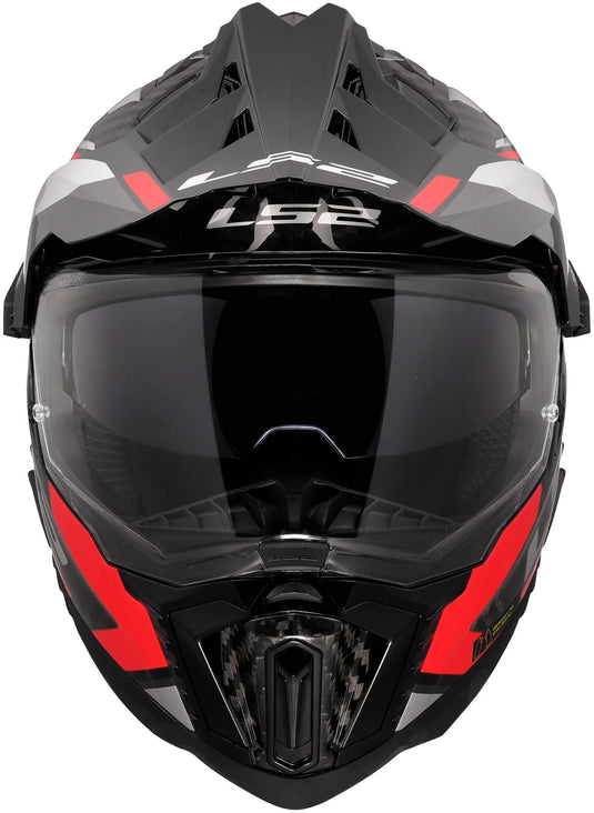 Ls2 endurohelm mx701 explorer carbon frontier ii helmet explorer carbo frontier ii red gr. m