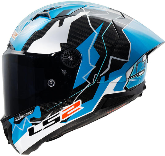 Ls2 integraalhelm ff805 thunder carbon gp aero replica huertas helmet ff805 thunder gp aero replica huertas s