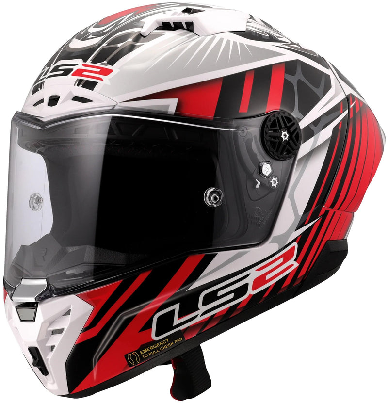 Load image into Gallery viewer, Ls2 integralhelm ff805 thunder carbon gp aero replica perolari helmet ff805 thunder gp aero rep. perolari xxl

