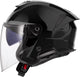 Ls2 jethelm of618 verso ii solid helmets of618 verso i solid black gr. xl