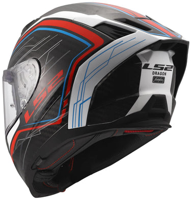 Ls2 integralhelm ff807 dragon subic helmet ff807 dragon subic white blue red s