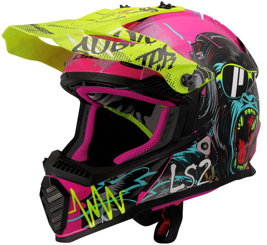 Ls2 kinder crosshelm mx437 fast evo ii mini gorilla