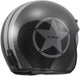 Ls2 jethelm of601 bob ii carbon star helmet of601 bob ii carbon star gray gr. s