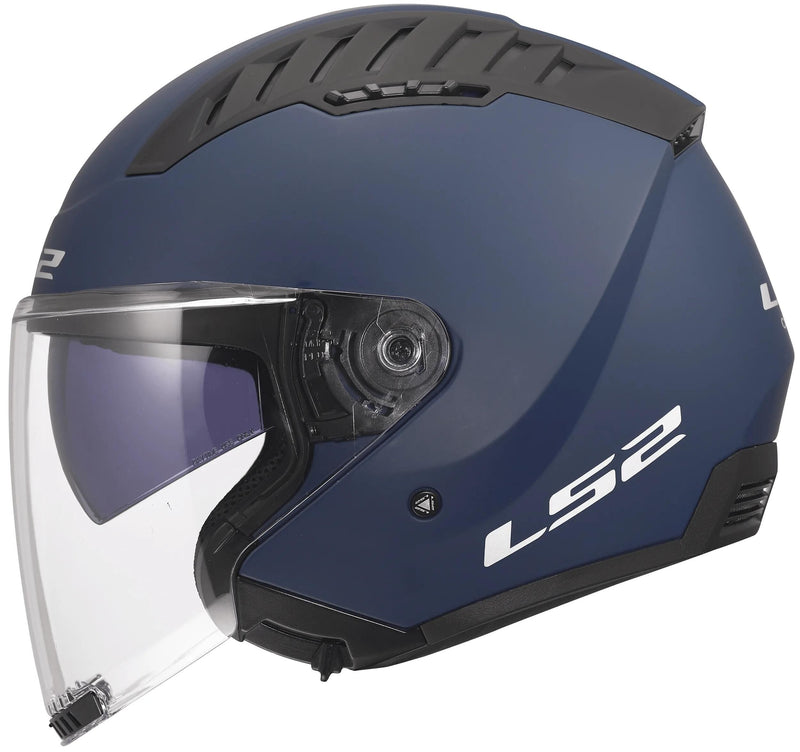Load image into Gallery viewer, Ls2 jethelm of600 copter ii solid helmet of600 copter i navy blue matt gr. m
