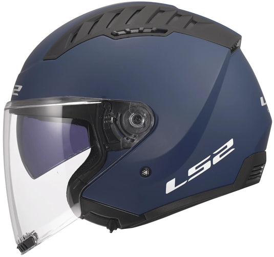 Ls2 jethelm of600 copter ii solid helmet of600 copter i navy blue matt gr. m