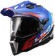 Ls2 endurohelm mx701 explorer hexa helmet mx701 explorer hexa white blue red xl