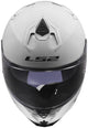 Ls2 integralhelm ff817 challenger ii solid helmet ff817 challeng ii solid white gr. l