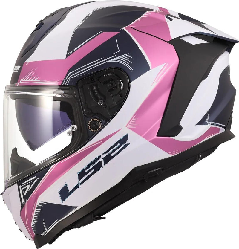 Load image into Gallery viewer, Ls2 integraalhelm ff817 challenger ii flaman helmet ff817 challeng ii flaman lavender gr. l
