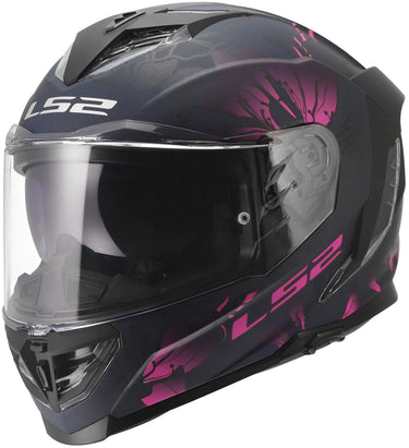 Ls2 integralhelm ff818 storm iii burst helmet ff818 storm ii burst matt black pink xxs