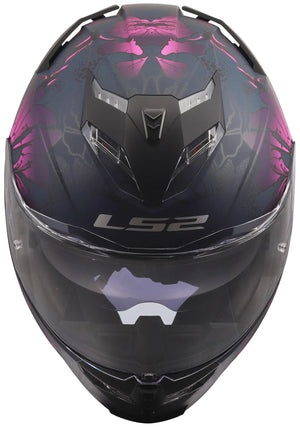 Ls2 integralhelm ff818 storm iii burst helmet ff818 storm ii brushes matt black pink l