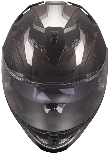 Ls2 integralhelm ff818 storm iii sporty helmet ff818 storm ii sporty matt black grey xl