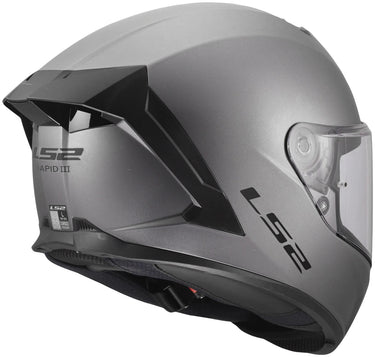 Ls2 integralhelm ff820 rapid iii solid helmets ff820 rapid i solid matt titanium 3xl