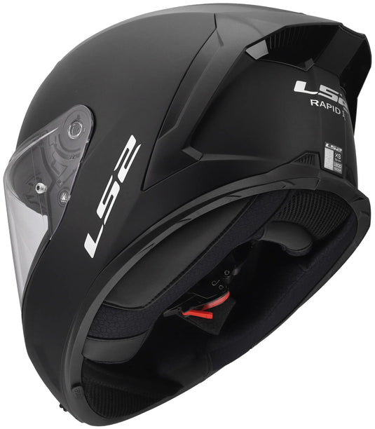 Ls2 integralhelm ff820 rapid iii solid helmets ff820 rapid i solid matt black size 3xl
