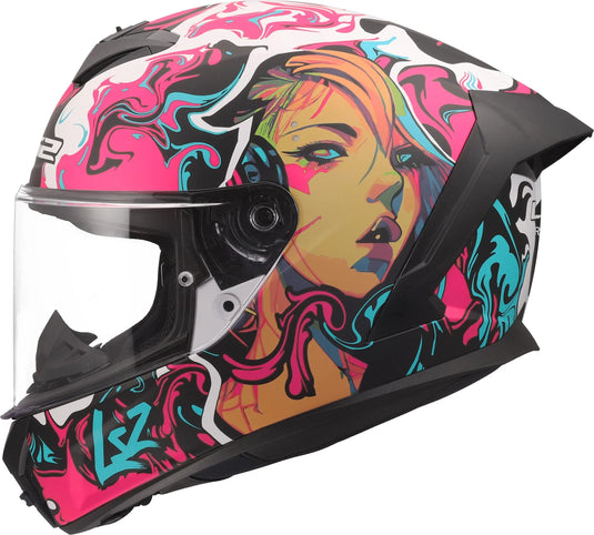 Ls2 integraalhelm ff820 rapid iii cyberg helmets ff820 rapid i cyberg purple cyan gr. xs