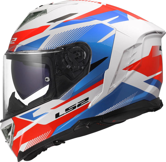 Ls2 integraalhelm ff818 storm iii komai helmet ff818 storm ii komai white blue red l