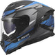 Ls2 integralhelm ff818 storm iii komai helmet ff818 storm ii komai matt black blue l