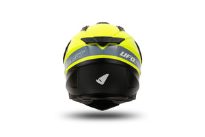 Ufo plast endurohelm ariëns helmet aries l yellow black