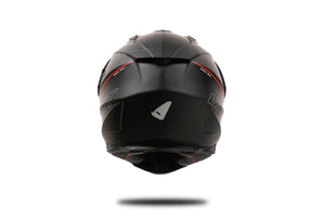 Ufo plast endurohelm aries helmet aries s black red