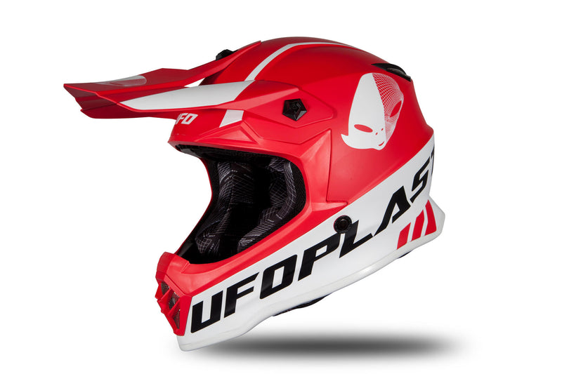 Load image into Gallery viewer, Ufo plast kinder crosshelm korey helmet ufo plst korey s matt red
