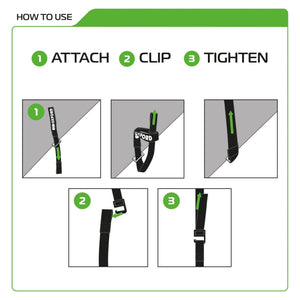 Oxford snelbinder atlas g-hook atlas g-hook 26mm x 1,2m black pair