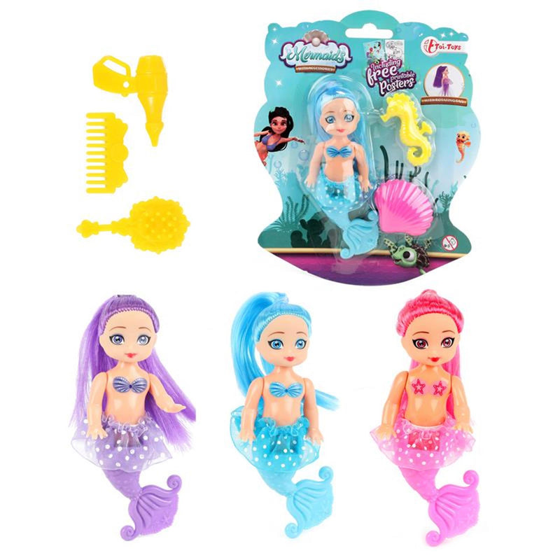 Load image into Gallery viewer, Toi-toys toi toys mermaids zeemeerminpop 12cm
