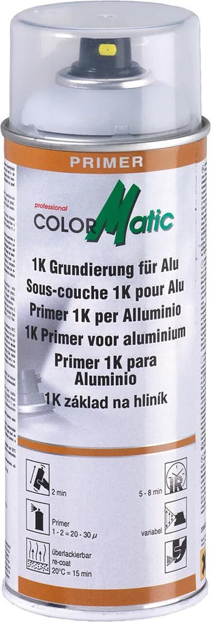 Colormatic grondverf primer 1k alu light gray 400 ml