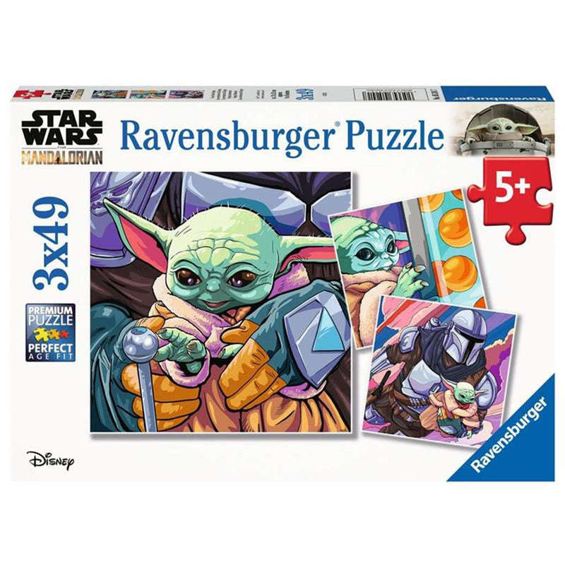 Load image into Gallery viewer, Ravensburger grogu moments 3x49 stukjes

