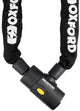 Oxford kettingslot alarm chain 10 chain link 10mm x 1.5m black alarm