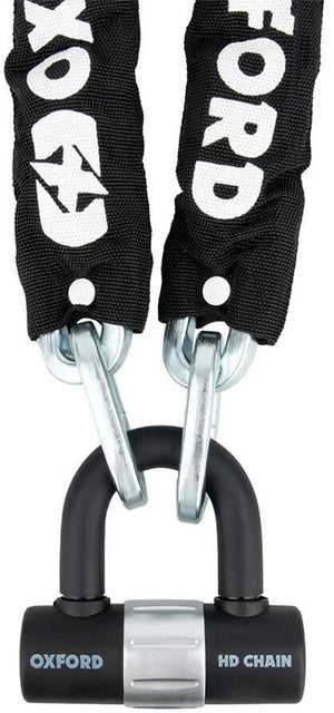 Oxford kettingslot hd chain chain locks hd 10mm x 1.0m black