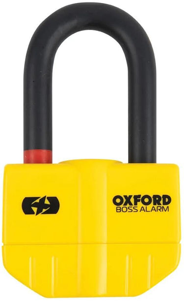Oxford remschijfslot boss alarm rotor locks 14mm yellow alarm