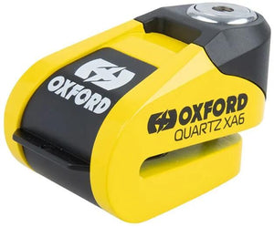 Oxford remschijfslot quartz xa rotor locks yellow black alarm