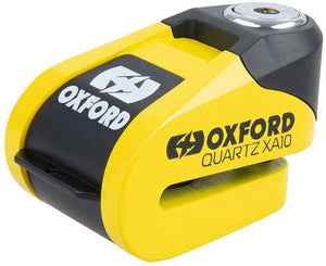 Oxford remschijfslot quartz xa rotor locks yellow black alarm