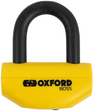 Oxford remschijfslot boss rotor locks 12.7mm bar yellow