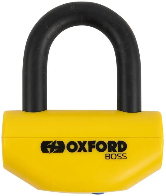 Oxford remschijfslot boss rotor locks 12.7mm bar yellow