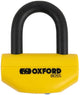 Oxford remschijfslot boss rotor locks 12.7mm bar yellow