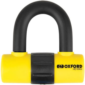 Oxford remschijfslot hd max rotor locks hd max yellow