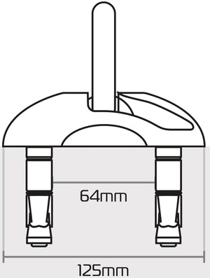 Oxford grondanker taskforce ground anchor taskforce black