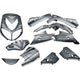 Edge plaatset 13-delig voor peugeot speedfight 2 - anthraciet