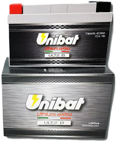 Unibat lifepo4 batterie ult2b battery ult2b 4pin lithium extra