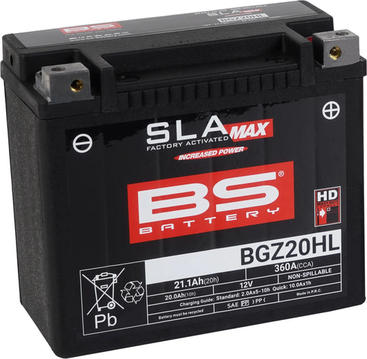 Bs-battery batterij bgz20hl btx20hl btx20hl-bs battery bgz20hl bs sla-max hd