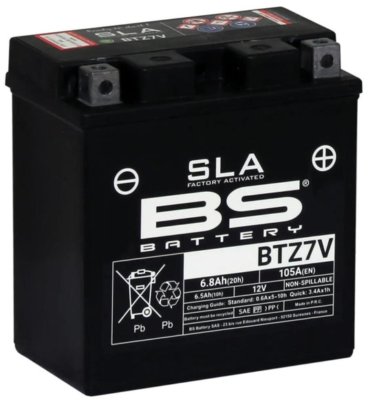 Bs-battery batterie btz7v battery btz7v bs sla