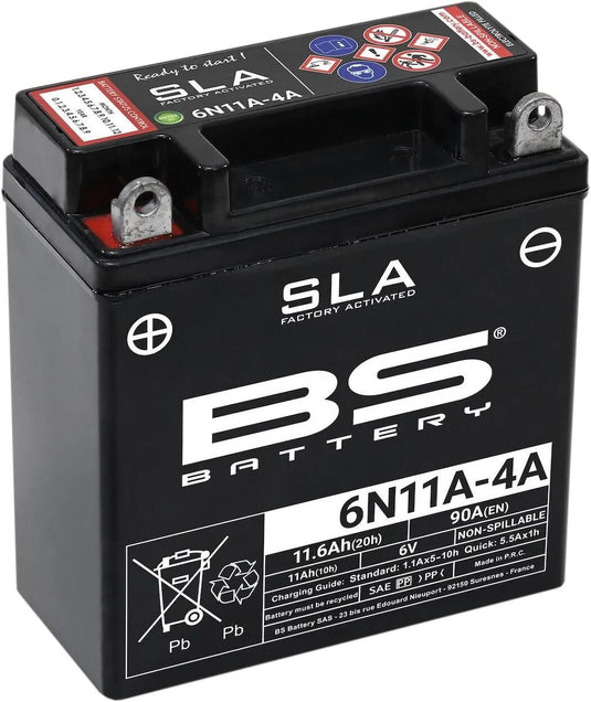 Bs-battery batterie 6n11a-4a battery 6n11a-4a bs sla