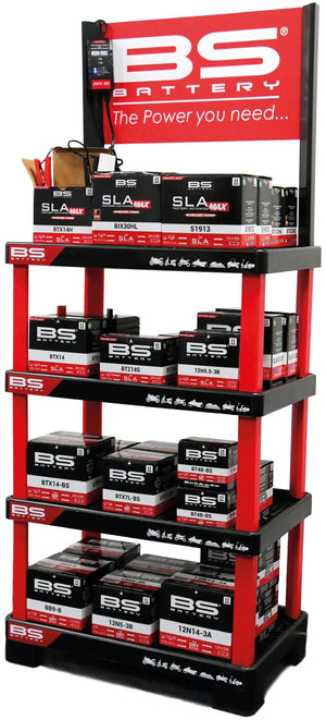 Bs-battery verkoopdisplay sales shelf